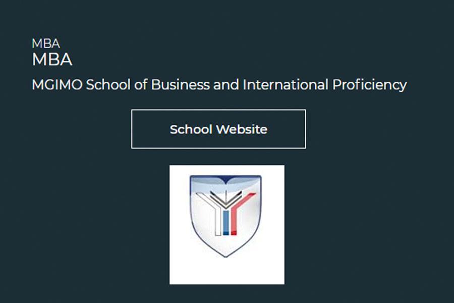 MGIMO School of Business and International Proficiency Programme Profiles on AMBA Site MGIMO School of Business and International Proficiency Programme Profiles on AMBA Site