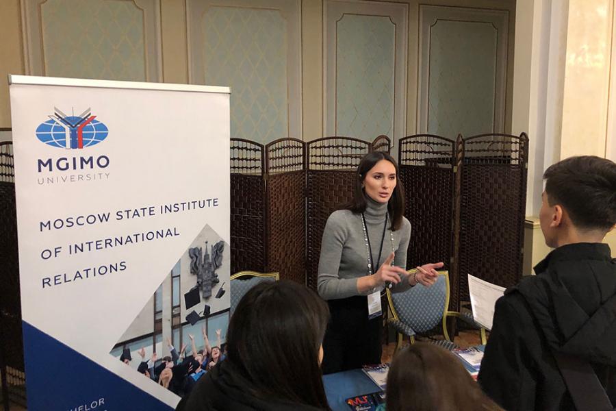MGIMO at «International Education» Fair in Kazakhstan MGIMO at «International Education» Fair in Kazakhstan