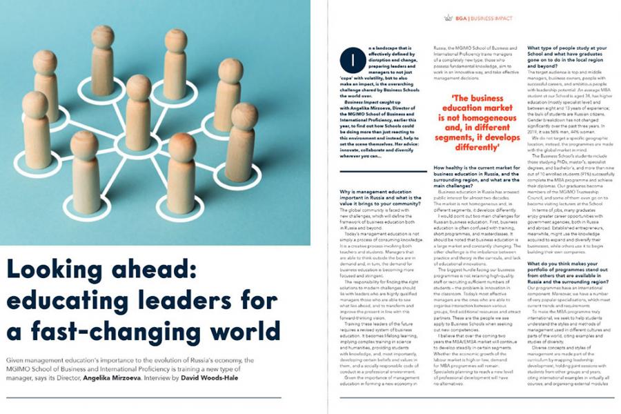 Angelika Mirzoeva for Business Impact magazine Angelika Mirzoeva for Business Impact magazine